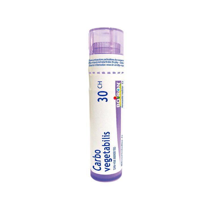 Boiron, Carbo Vegetabilis, 30CH, 80 pellets