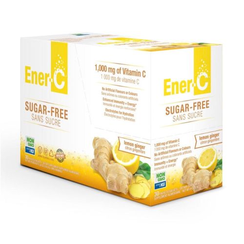 Ener-C, Sugar Free, Lemon Ginger, 30pk