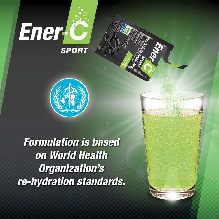 Ener-C, Sport Electrolyte Drink Mix, Lemon Lime, 12pk