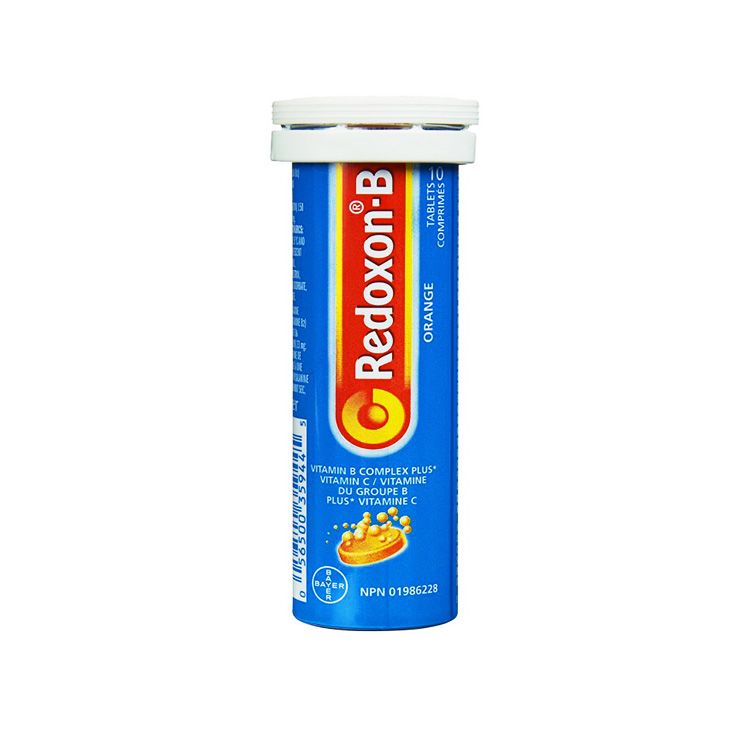 Redoxon, Vitamin B Complex Plus Vitamin C Effervescent Tablets, 10 Tablets