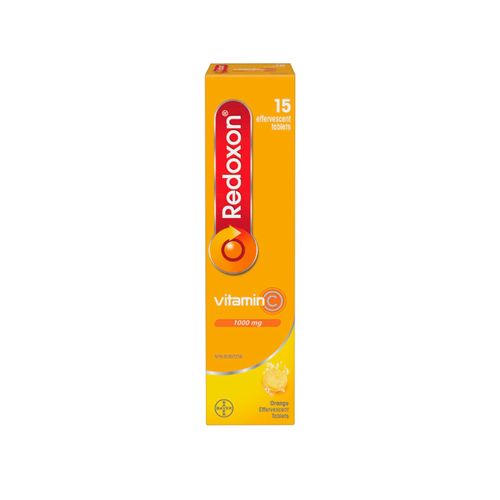 Redoxon, Vitamin C Effervescent Tablets, 15 Tablets