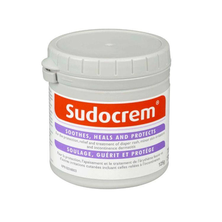 英国Sudocrem新生儿屁屁霜 抗菌舒敏护臀膏 去红屁屁 清洁毛孔 125克 加拿大卫生部认证版