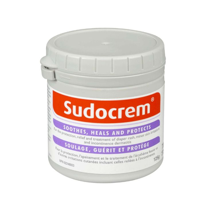 英国Sudocrem新生儿屁屁霜 抗菌舒敏护臀膏 去红屁屁 清洁毛孔 125克 加拿大卫生部认证版