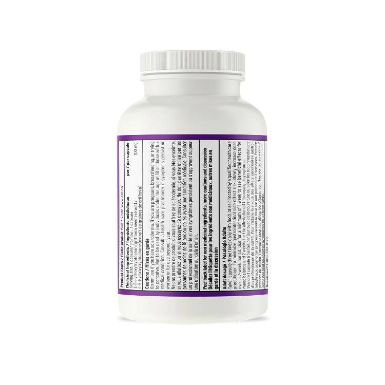 AOR, 5 HTP Extra Strength, 100 mg, 60 Capsules