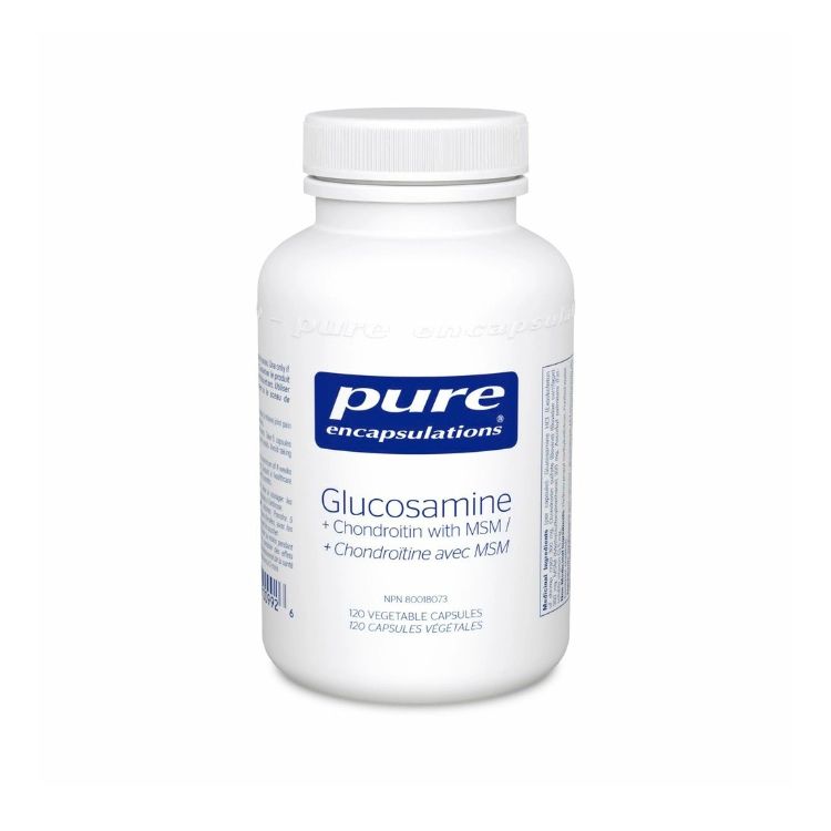 Pure Encapsulations, Glucosamine + Chondroitin with MSM, 120 Capsules