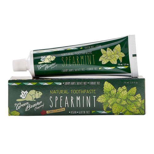 Green Beaver, Spearmint Natural Toothpaste, 75 ml