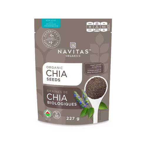 美国Navitas有机奇亚籽 227克 绝佳Omega-3来源 保护心血管 帮助消化