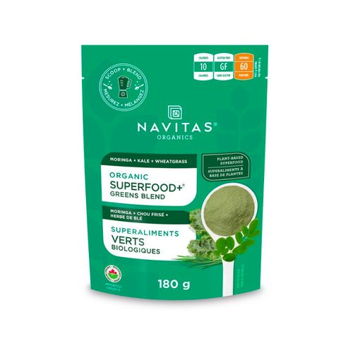 Navitas Organics, Superfood+, Greens Blend, 180g