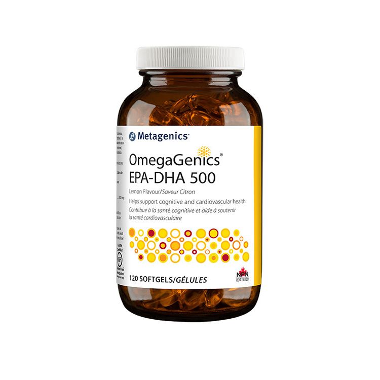 Metagenics, OmegaGenics EPA-DHA 500, 120 Softgels