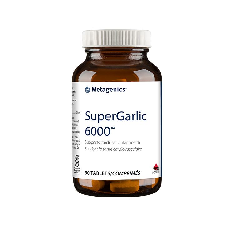 Metagenics, SuperGarlic 6000, 90 Tablets