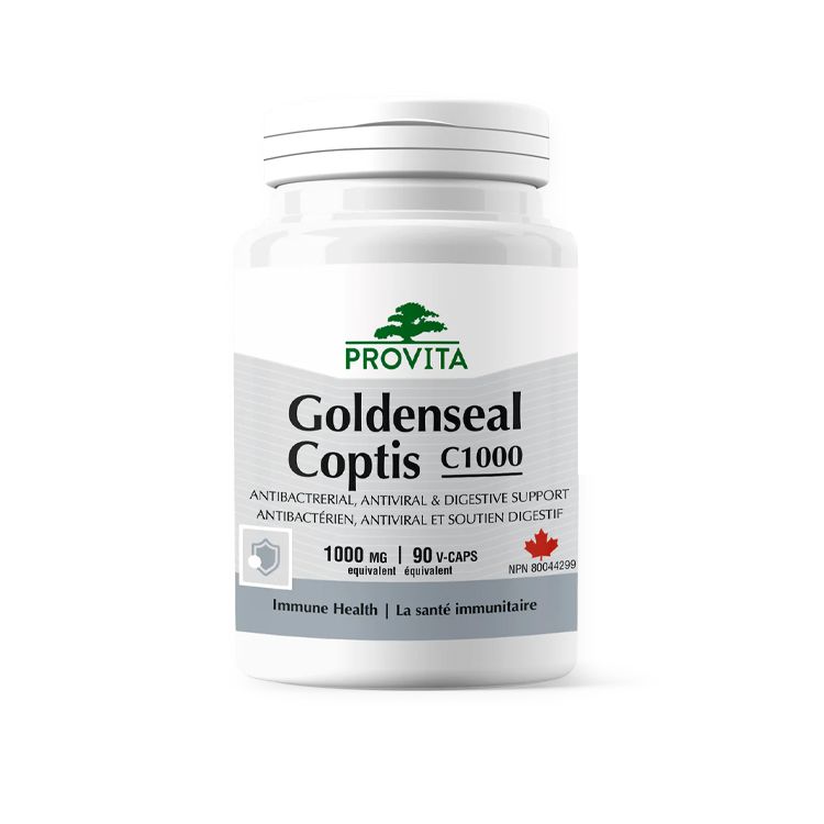Provita, Goldenseal Coptis C 1000, 90 Vegetable Capsules