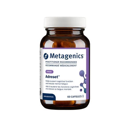 美国Metagenics Adreset养神胶囊 60粒 冬虫夏草/人参/红景天配方 改善压力下的疲劳