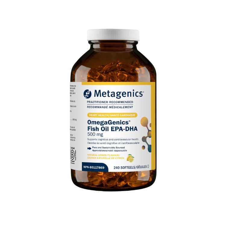 美国Metagenics精纯鱼油 240粒 每粒含500毫克EPA/DHA 儿童成人均可服用