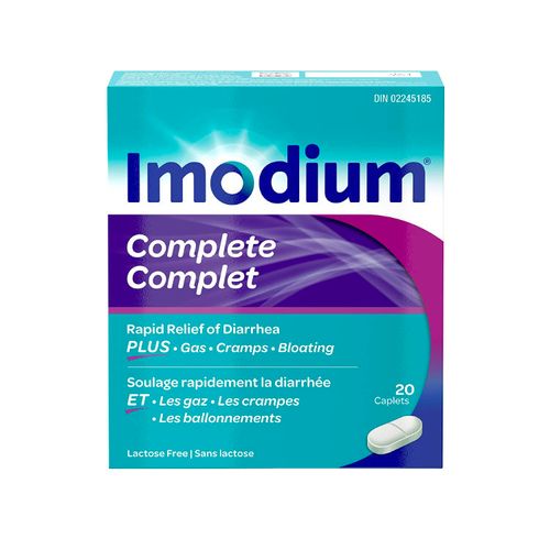 Imodium, Complete, 20 Caplets