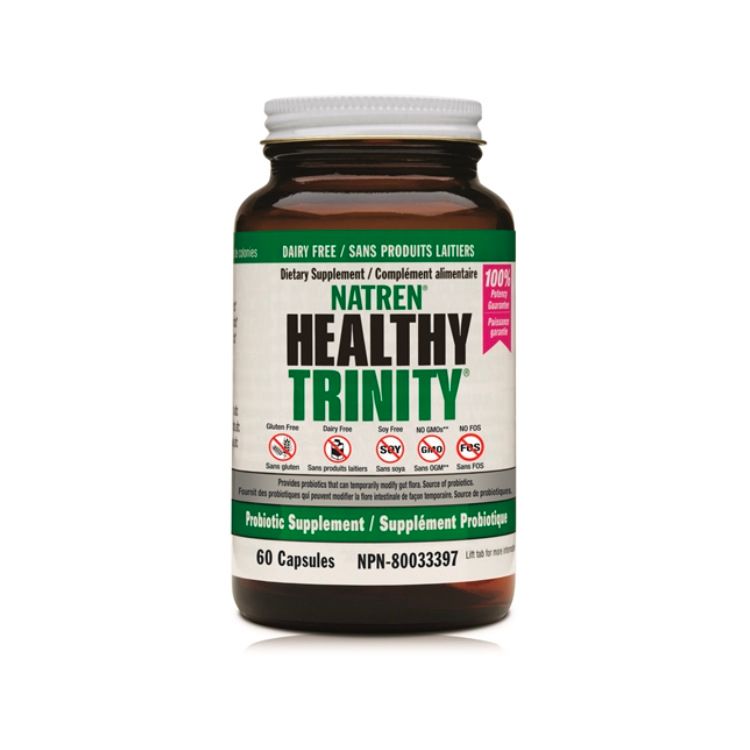 Natren, Healthy Trinity, Dairy-Free, 60 caps