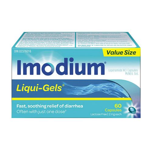Imodium, LIQUI-GELS, 60 Capsules