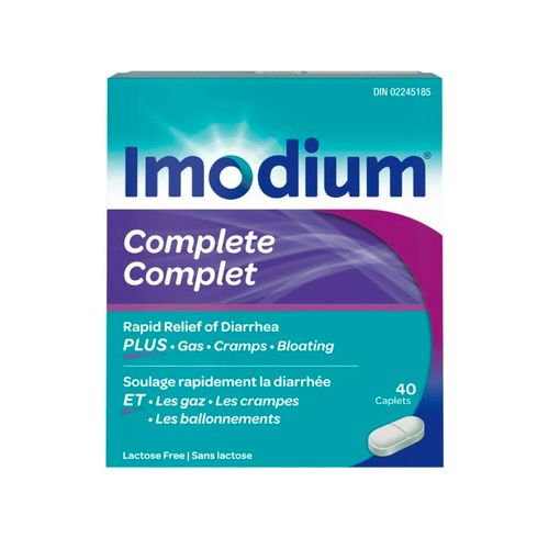 Imodium, Complete, 40 Caplets