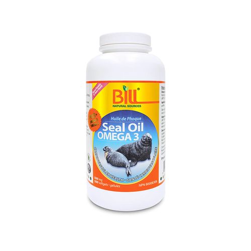 Bill Natural, Seal Oil Omega-3, 500mg, 500 Softgels