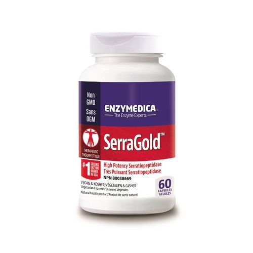 Enzymedica, SerraGold, 60 Capsules