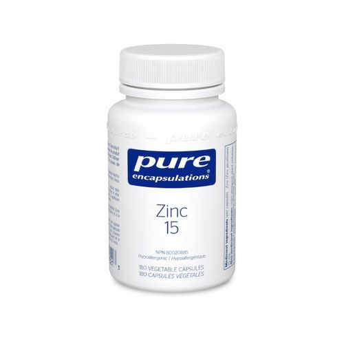Pure Encapsulations, Zinc Picolinate, 15mg, 180 Capsules