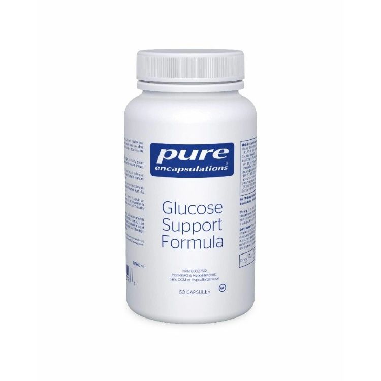 美国Pure Encapsulations葡萄糖支持配方胶囊 60粒 维持健康血糖水平 促进脂肪代谢