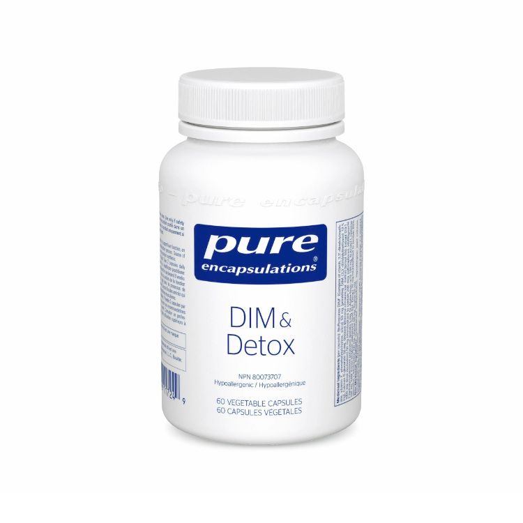 美国Pure Encapsulations DIM护肝排毒胶囊 60粒 为肝脏排毒解毒功能提供支持