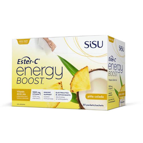 SISU, Ester-C Energy Boost Pina Colada, 30 Bags