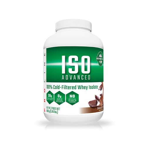 Pro Line, ISO Advanced, 100% Cold-Filtered Whey Isolate Protein, Chocolate, 800g