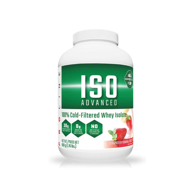 Pro Line, ISO Advanced, 100% Cold-Filtered Whey Isolate Protein, Strawberry, 800g