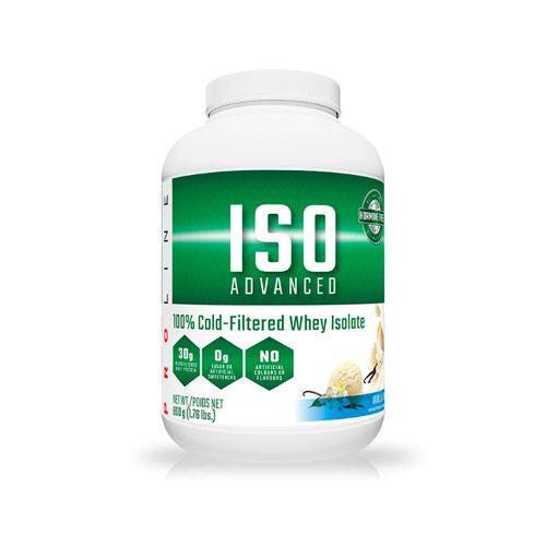 Pro Line, ISO Advanced, 100% Cold-Filtered Whey Isolate Protein, Vanilla, 800g