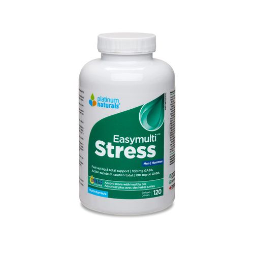 Platinum Naturals, Easymulti Stress, for Men, 120 Softgels
