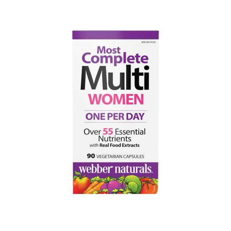 Webber Naturals, Women's Most Complete Multi, 90 Vegetarian Capsules