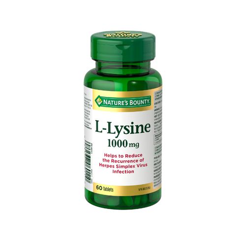 Nature's Bounty, L-Lysine, 1000mg, 60 Tablets