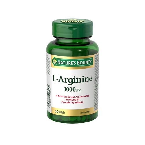 Nature's Bounty, L-Arginine, 1000mg, 50 Tablets