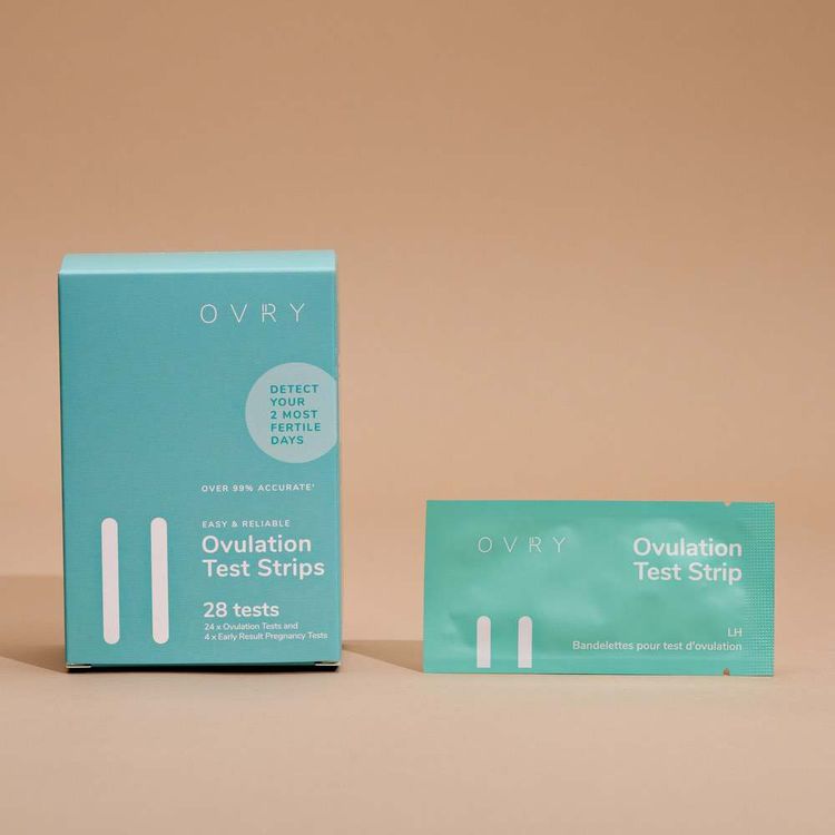 加拿大Ovry排卵试纸 10条 帮助检测一个月中最易受孕两天 超过99%准确率