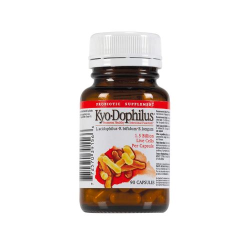Kyolic, Kyo-Dophilus, 3 Strain Probiotics, 1.5 Billion, 90 Capsules