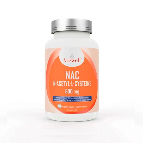 Arcwell, NAC (N-Acetyl-L-Cysteine), 600mg, 90 Vcaps