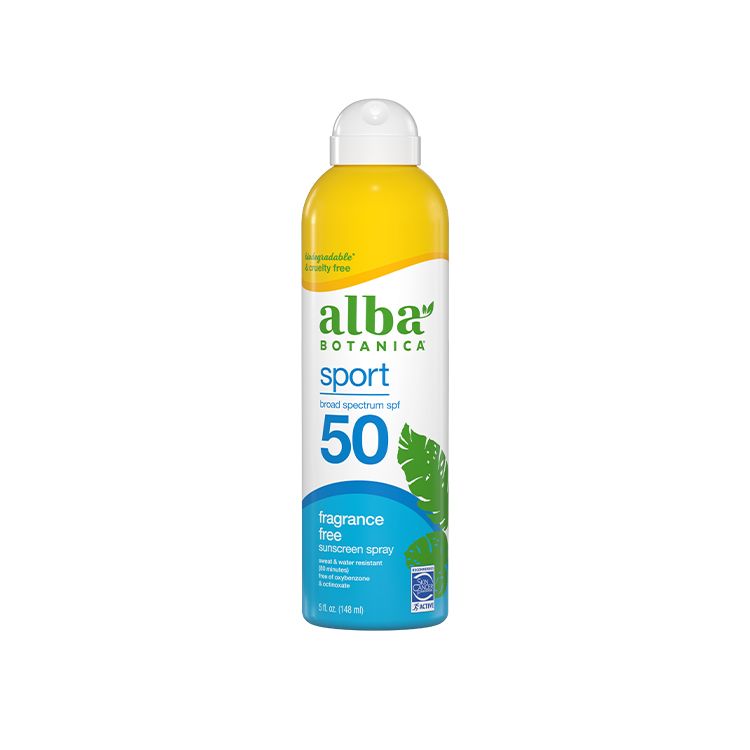 Alba Botanica, Sport Sunscreen Continuous Spray SPF50+, Very Emolli, 177ml
