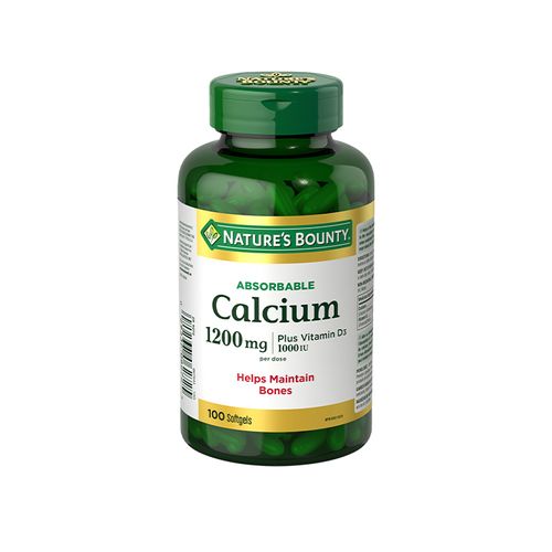 Nature's Bounty, Absorbable Calcium plus Vitamin D3, 100 Softgels