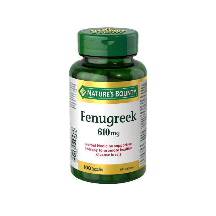 Nature's Bounty, Fenugreek, 610mg, 100 Capsules