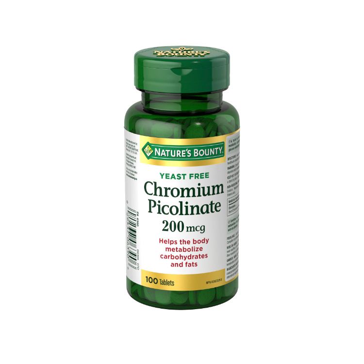 Nature's Bounty, Chromium Picolinate, 200mcg, 100 Tablets