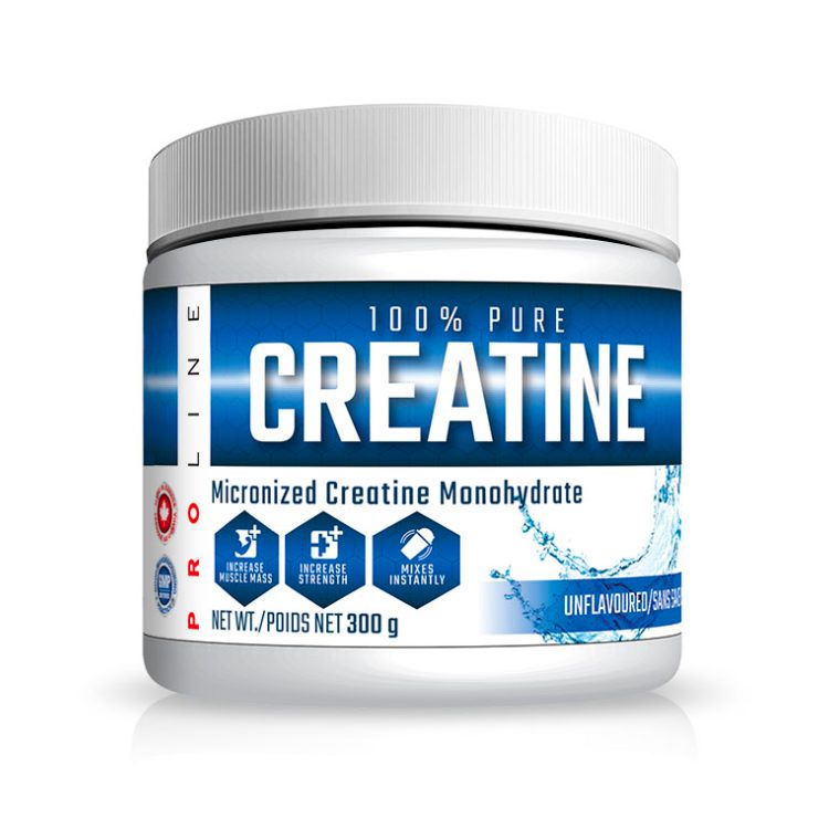 加拿大ProLine 100%微粉化一水肌酸粉 300克 增强肌肉强度力量 加快肌肉修复