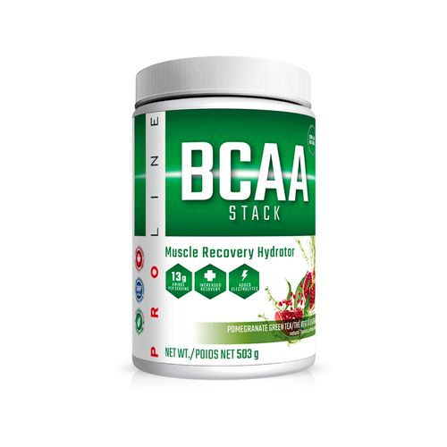 Pro Line, BCAA Stack All Natural, Pomegranate Green Tea, 503g