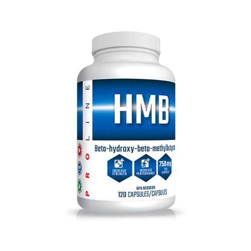 加拿大ProLine HMB β-羟基-β-丁酸丁酯胶囊 120粒 提升肌肉质量 减少体内脂肪