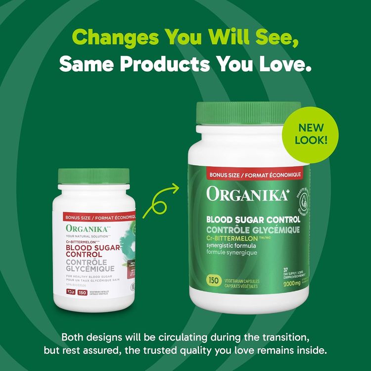 Organika, Blood Sugar Control, 150 Capsules
