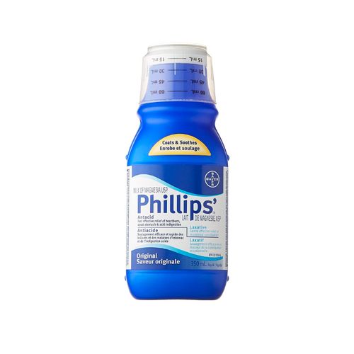 美国Phillips'镁乳泻药 原味/350毫升 缓解偶发性便秘 美国第一镁乳品牌