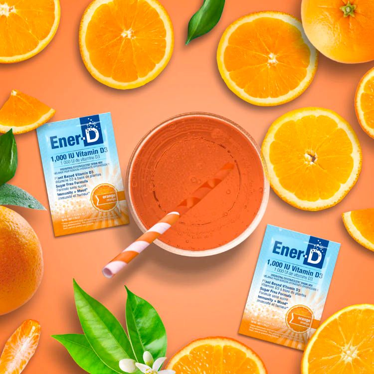 Ener-D, Sugar Free, Orange, 24pk