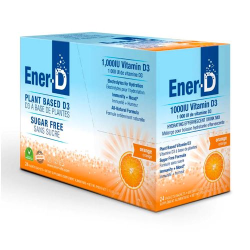 Ener-D, Sugar Free, Orange, 24pk