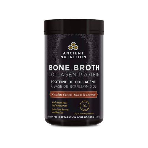 Ancient Nutrition, Bone Broth Collagen, Chocolate, 357g