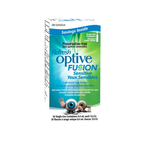 Refresh, Optive Fusion, 30x0.4 mL Single-Use Containers
